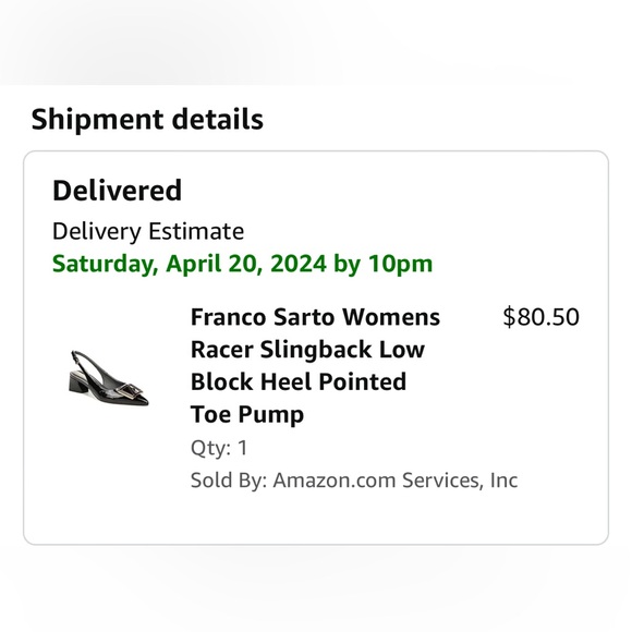 Franco Sarto Racer Slingback Patent Leather - Picture 6 of 7